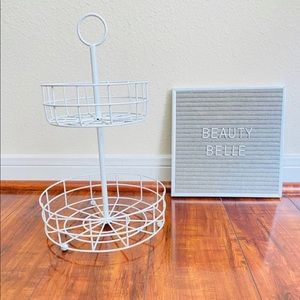 Target round metal tiered tray